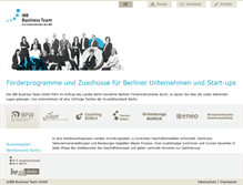 Tablet Screenshot of ibb-business-team.de